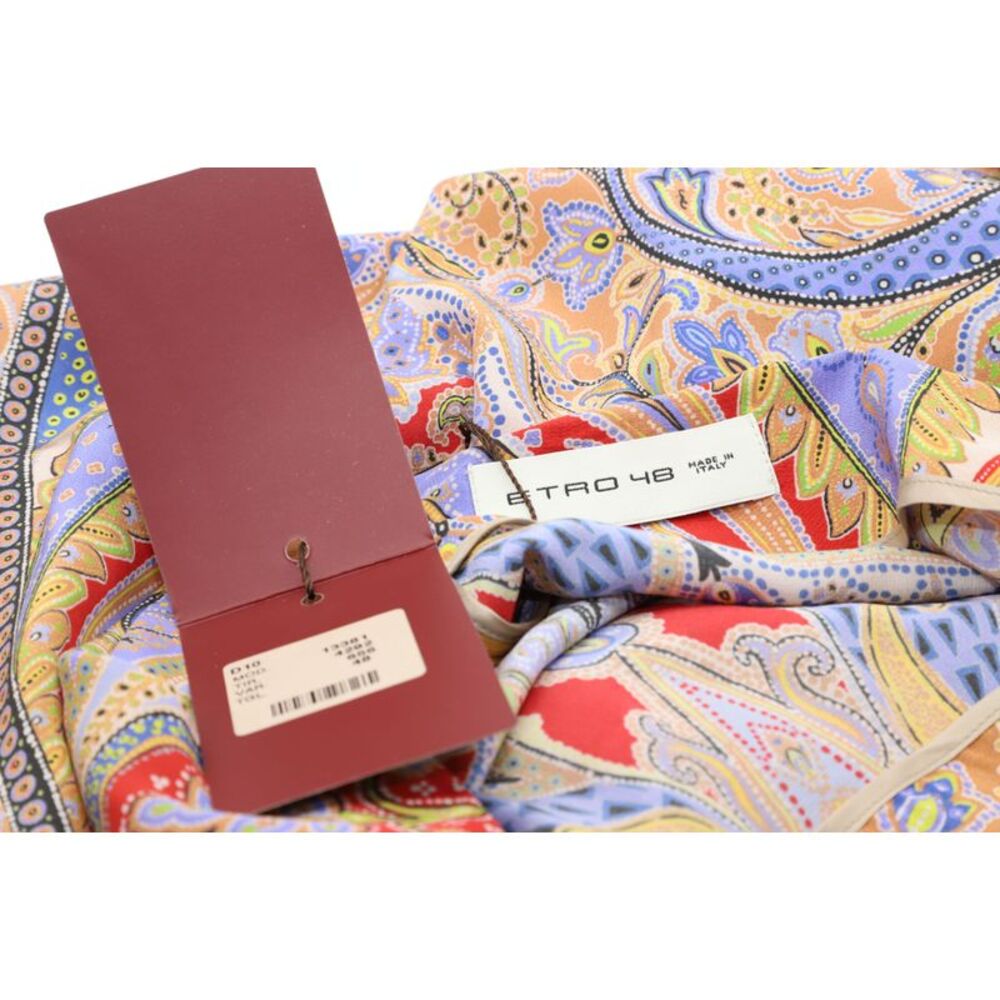 Etro Paisley A-line Long Skirt in Multicolor Silk